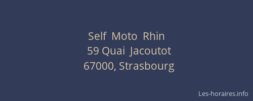 Self  Moto  Rhin