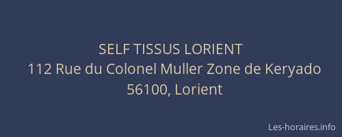 SELF TISSUS LORIENT