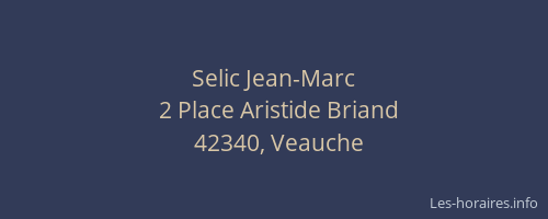 Selic Jean-Marc