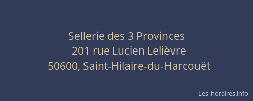 Sellerie des 3 Provinces