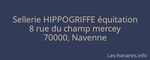 Sellerie HIPPOGRIFFE équitation