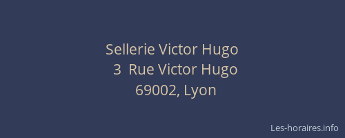 Sellerie Victor Hugo