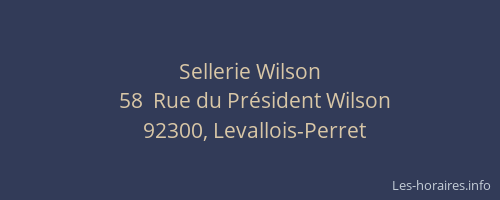 Sellerie Wilson