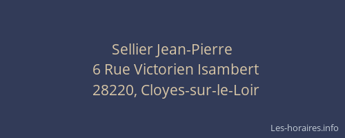Sellier Jean-Pierre
