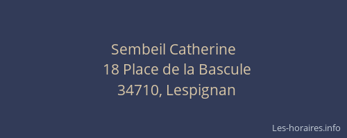 Sembeil Catherine