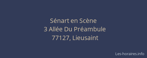 Sénart en Scène