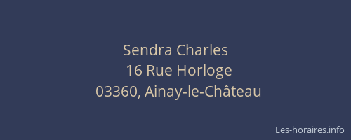 Sendra Charles