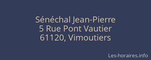 Sénéchal Jean-Pierre