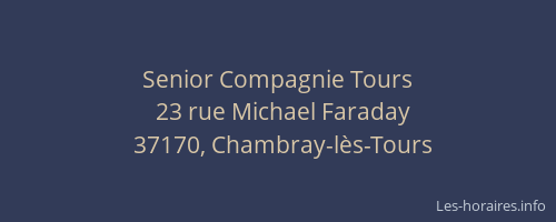 Senior Compagnie Tours