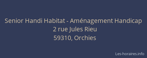 Senior Handi Habitat - Aménagement Handicap