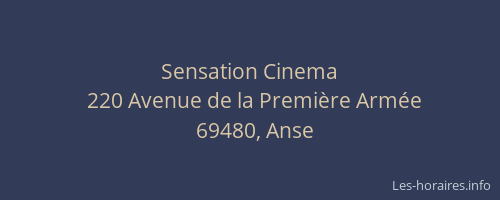 Sensation Cinema