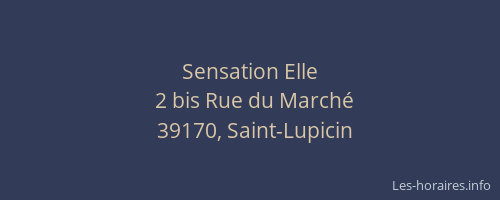 Sensation Elle