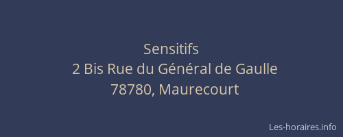 Sensitifs