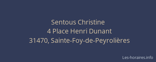 Sentous Christine