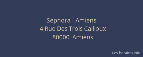 Sephora - Amiens