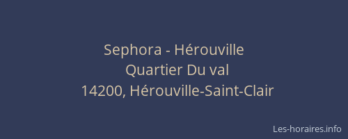 Sephora - Hérouville