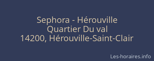 Sephora - Hérouville