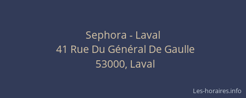 Sephora - Laval