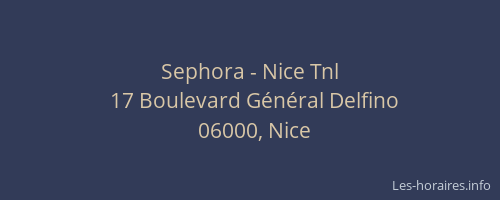 Sephora - Nice Tnl
