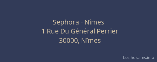 Sephora - Nîmes