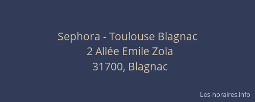 Sephora - Toulouse Blagnac