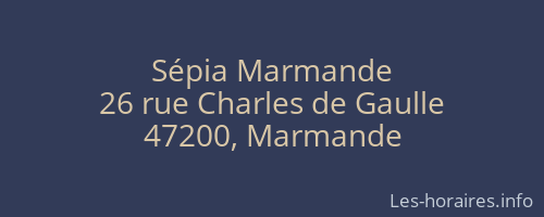 Sépia Marmande