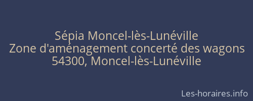 Sépia Moncel-lès-Lunéville