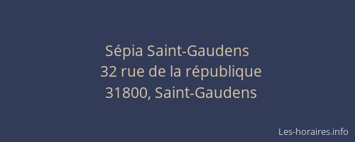 Sépia Saint-Gaudens
