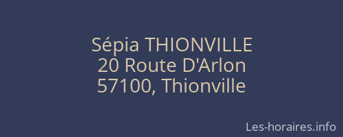 Sépia THIONVILLE