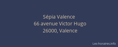 Sépia Valence