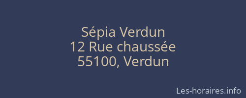 Sépia Verdun