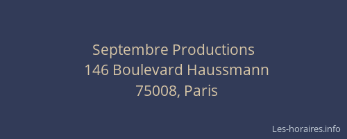 Septembre Productions