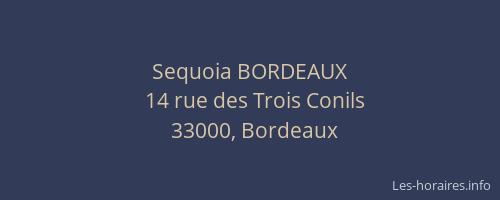 Sequoia BORDEAUX