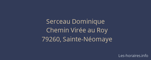 Serceau Dominique