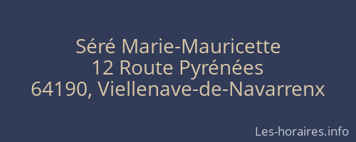 Séré Marie-Mauricette