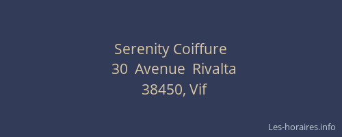 Serenity Coiffure