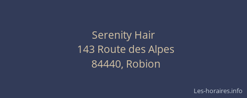 Serenity Hair