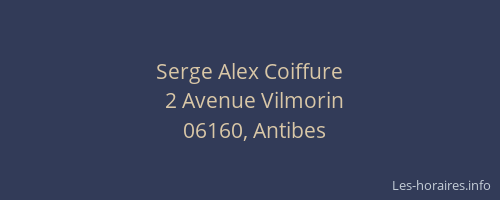 Serge Alex Coiffure