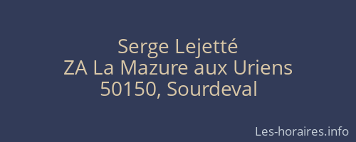 Serge Lejetté