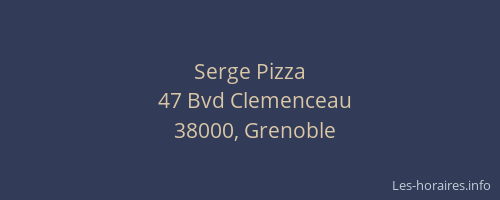 Serge Pizza