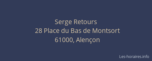 Serge Retours