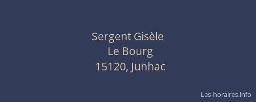 Sergent Gisèle