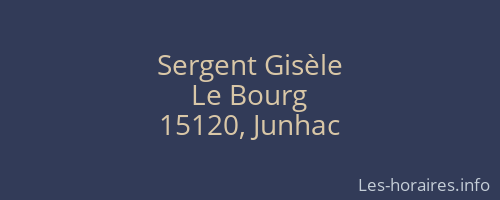 Sergent Gisèle