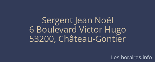Sergent Jean Noël