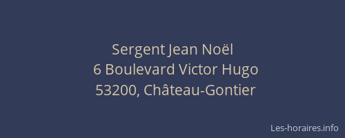 Sergent Jean Noël