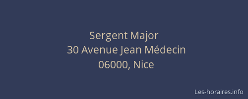Sergent Major