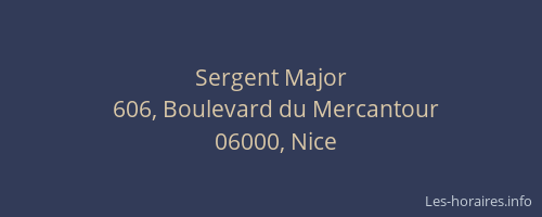 Sergent Major