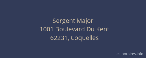 Sergent Major