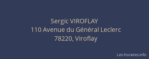 Sergic VIROFLAY