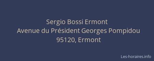 Sergio Bossi Ermont